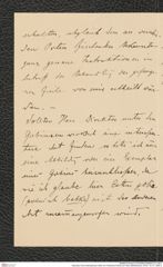 Nachlass Franz Steindachner, Brief von Ferdinand Fischer an Franz Steindachner, Inv.Nr. 131.01, Seite 2
